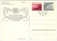 Postkarte mit: PTT - Schweizer Alpenpost 